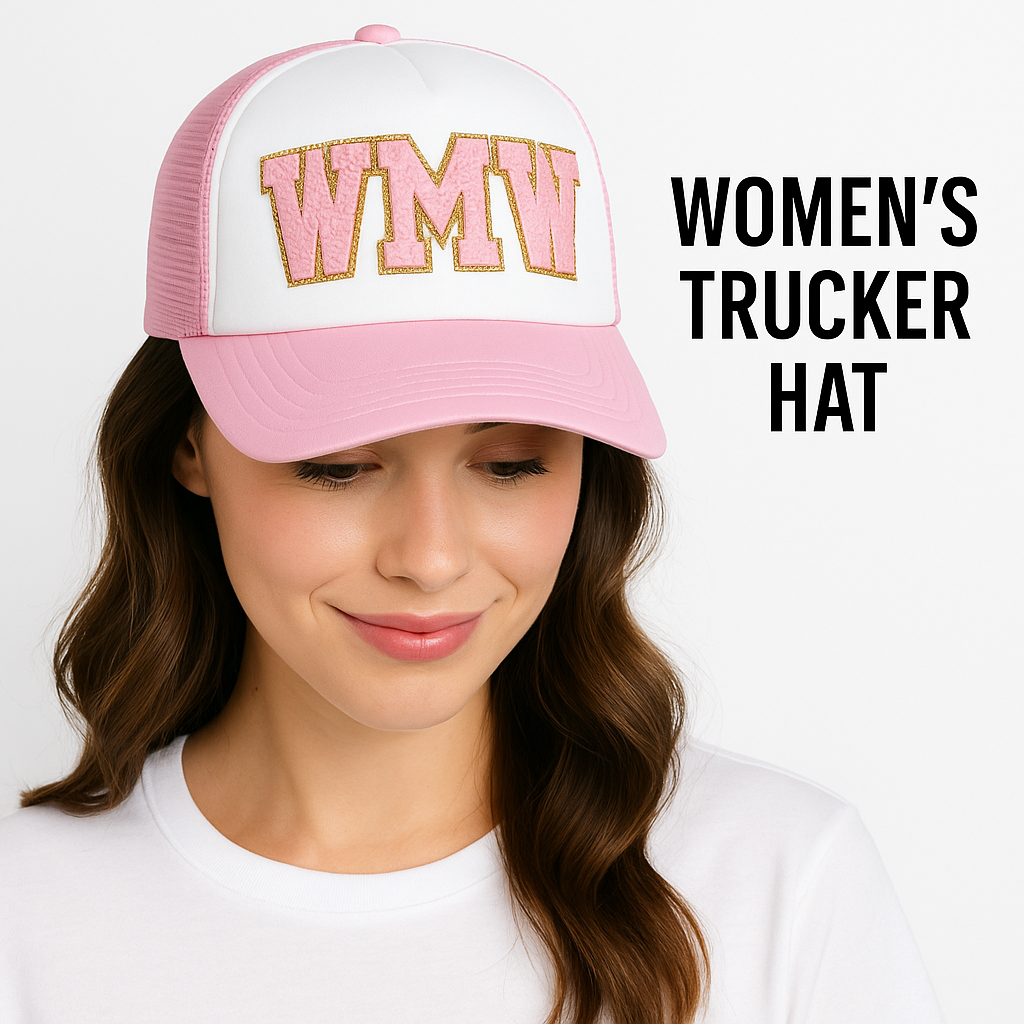 WMW Women's Chenille Trucker Hats